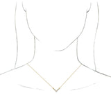 Diamond V Necklace