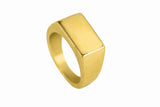 Rectangular Statement Signet Ring