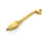 Elegant Classic Arrow Spear Solid Gold Pendant By Jewelry Lane
