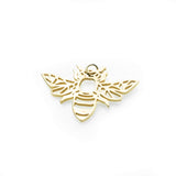 Beautiful Charming Bee Solid Gold Pendant By Jewelry Lane