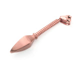 Elegant Classic Arrow Spear Solid Rose Gold Pendant By Jewelry Lane