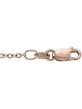 Solid Rose Gold Rolo style chain by Jewelry Lane