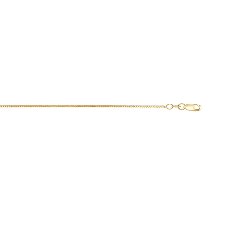 Beautiful Charm Fancy Weave Thin Solid Gold Chain By Jewelry Lane