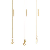 Beautiful Charm Thin Solid Gold Chain By Jewelry Lane