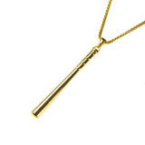 Elegant Sporty Baseball Bat Style Solid Gold Pendant By Jewelry Lane