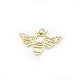 Beautiful Charming Bee Solid Gold Pendant By Jewelry Lane
