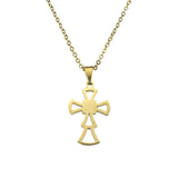 Beautiful Religious Jesus Cross Solid Gold Pendant By Jewelry Lane