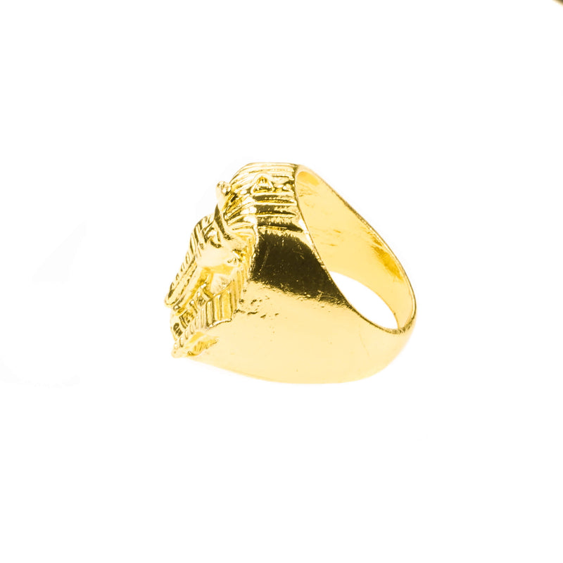 Elegant Beautiful Mythical Egyptian Sphinx Design Solid Gold Ring By Jewelry Lane