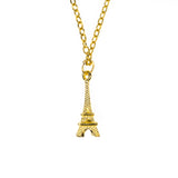 Elegant Unique The Eiffel Tower Design Solid Gold Pendant By Jewelry Lane