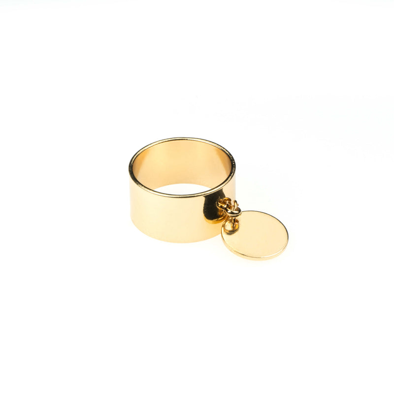 Simple Plain Polished Endless Flat Solid Gold Band Ring By Jewelry Lane 