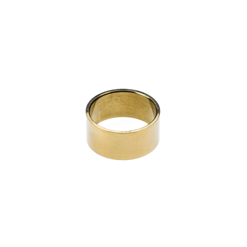 Simple Polished Endless Design Solid Gold Band Ring By Jewelry Lane
