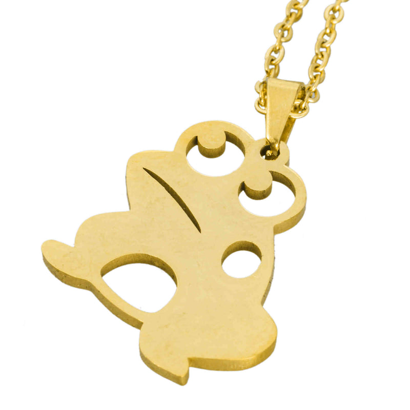 Beautiful Frog Prince Solid Gold Pendant by Jewelry Lane