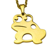 Beautiful Frog Prince Solid Gold Pendant by Jewelry Lane