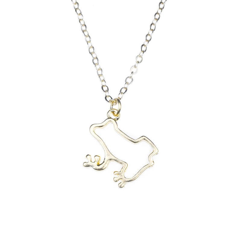 Beautiful Charming Frog Solid Gold Pendant By Jewelry Lane