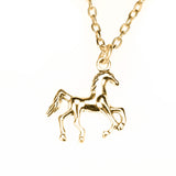 Beautiful Charming Rare Horse Solid Gold Pendant By Jewelry Lane