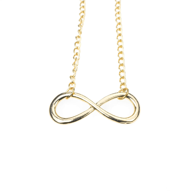 Unique Mathematical Infinity Sign Solid Gold Necklace By Jewelry Lane
