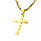 Elegant Religious Jesus Cross Solid Gold Pendant By Jewelry Lane