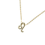 Beautiful Design Zodiac Chic Leo Solid Gold Pendant By Jewelry Lane