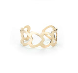 Beautiful Endless Love Multi Hearts Solid Gold Ring By Jewelry Lane