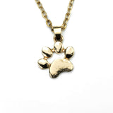 Charming Unique Pet Paw Solid Gold Pendant By Jewelry Lane