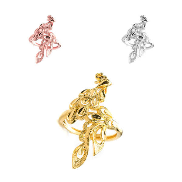 Elegant Phoenix Solid Gold Rings By Jewelry Lane