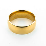 Beautiful Simple Plain Solid Gold Band Ring By Jewelry Lane