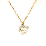 Beautiful Charming Pony Horse Solid Gold Pendant By Jewelry Lane