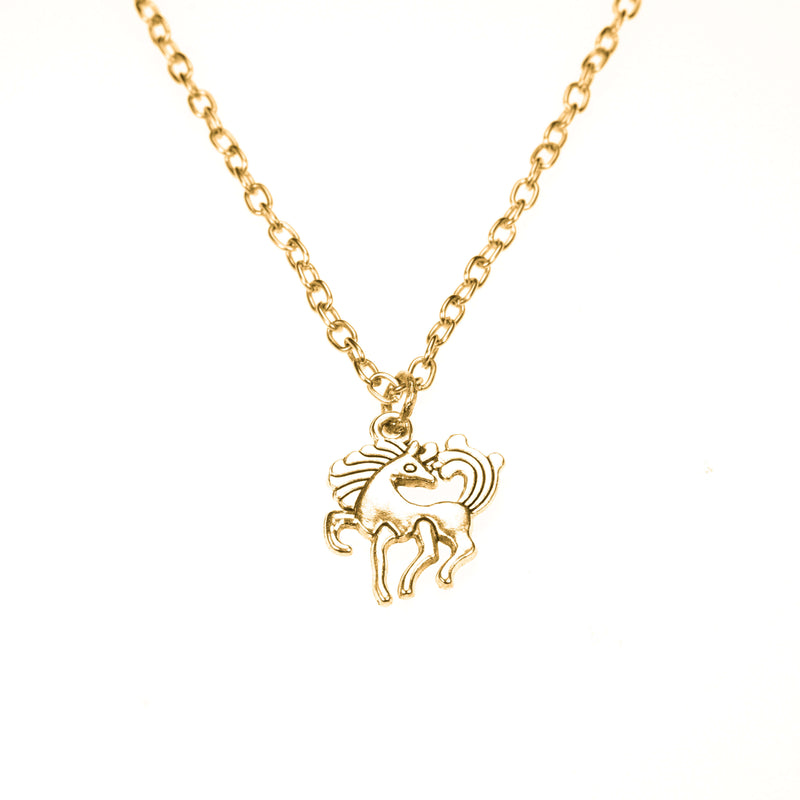 Beautiful Charming Pony Horse Solid Gold Pendant By Jewelry Lane