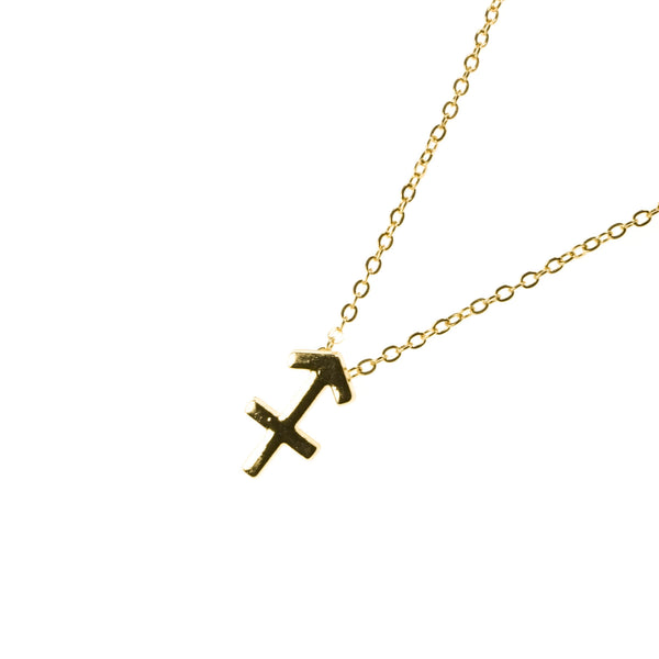 Beautiful Design Zodiac Chic Sagittarius Solid Gold Pendant By Jewelry Lane