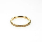 Modern Sandblast Solid Gold Ring By Jewelry Lane