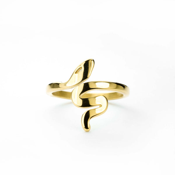 Beautiful Unique Snake Solid Gold Ring By Jewelry Lane