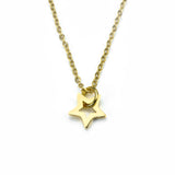 Beautiful Charm Star Design Solid Gold Pendant By Jewelry Lane