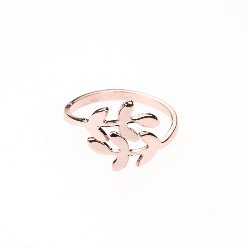 Olive Branch Rose Gold Ring By Jewelry Lane