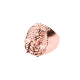 Elegant Beautiful Mythical Egyptian Sphinx Design Solid Rose Gold Ring By Jewelry Lane