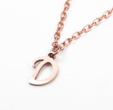 Beautiful Polished Letter R Solid Rose Gold Pendant By Jewelry Lane