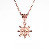 Beautiful Vintage Nautical Style Solid Rose Gold Pendant By Jewelry LAne