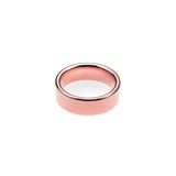 Flat Solid Rose Gold Band By Jewelry Lane