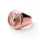 Elegant Charming Sun Shining Solid Rose Gold Ring By Jewelry Lane