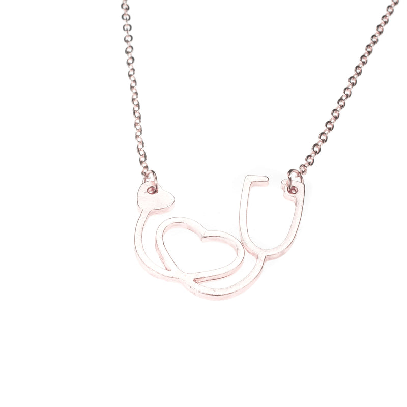 Beautiful Wine Lover Solid Rose Gold Necklace By Jewelry Lane