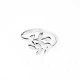Olive Branch White Gold Ring By Jewelry Lane