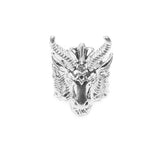 Minotaur Solid White Gold Ring By Jewelry Lane