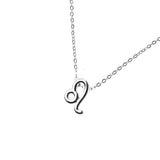 Beautiful Design Zodiac Chic Leo Solid White Gold Pendant By Jewelry Lane