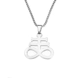 Beautiful Unique Leviathan Cross Solid White Gold Pendant By Jewelry Lane