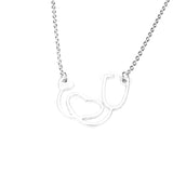 Beautiful Wine Lover Solid White Gold Necklace By Jewelry Lane