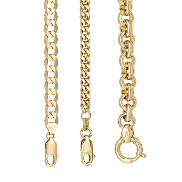 Thick Yellow gold Chains by Jewelry Lane