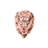 Elegant Royal Lion Face Design Solid Rose Gold Ring By Jewelry Lane