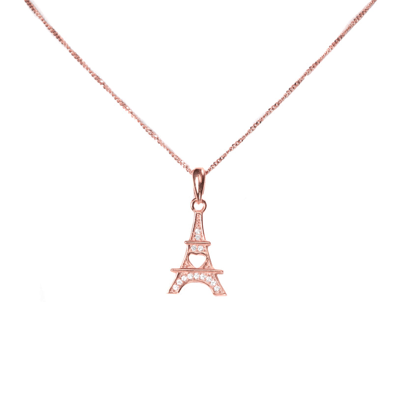 SK Oro Amare Romance in Paris Gold Pendant | SK Jewellery