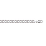 Elegant Open Link Thick Solid White Gold Chain By Jewelry Lane