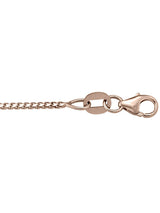 Solid Rose Gold Fancy Link style chain by Jewelry Lane